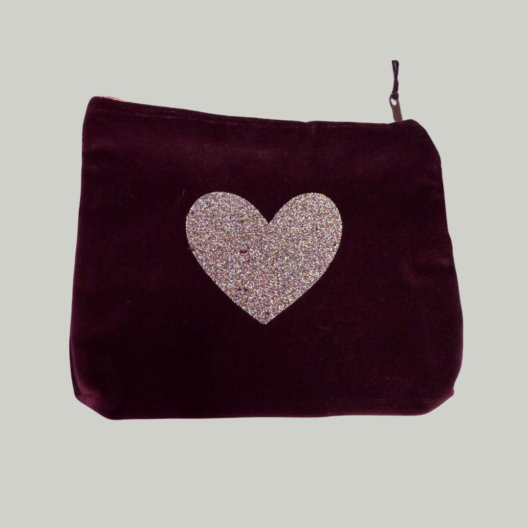 Kosmetiktasche Groß Herz