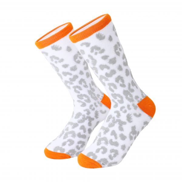 Socken Leo Weiß Silber - Leo Clutch