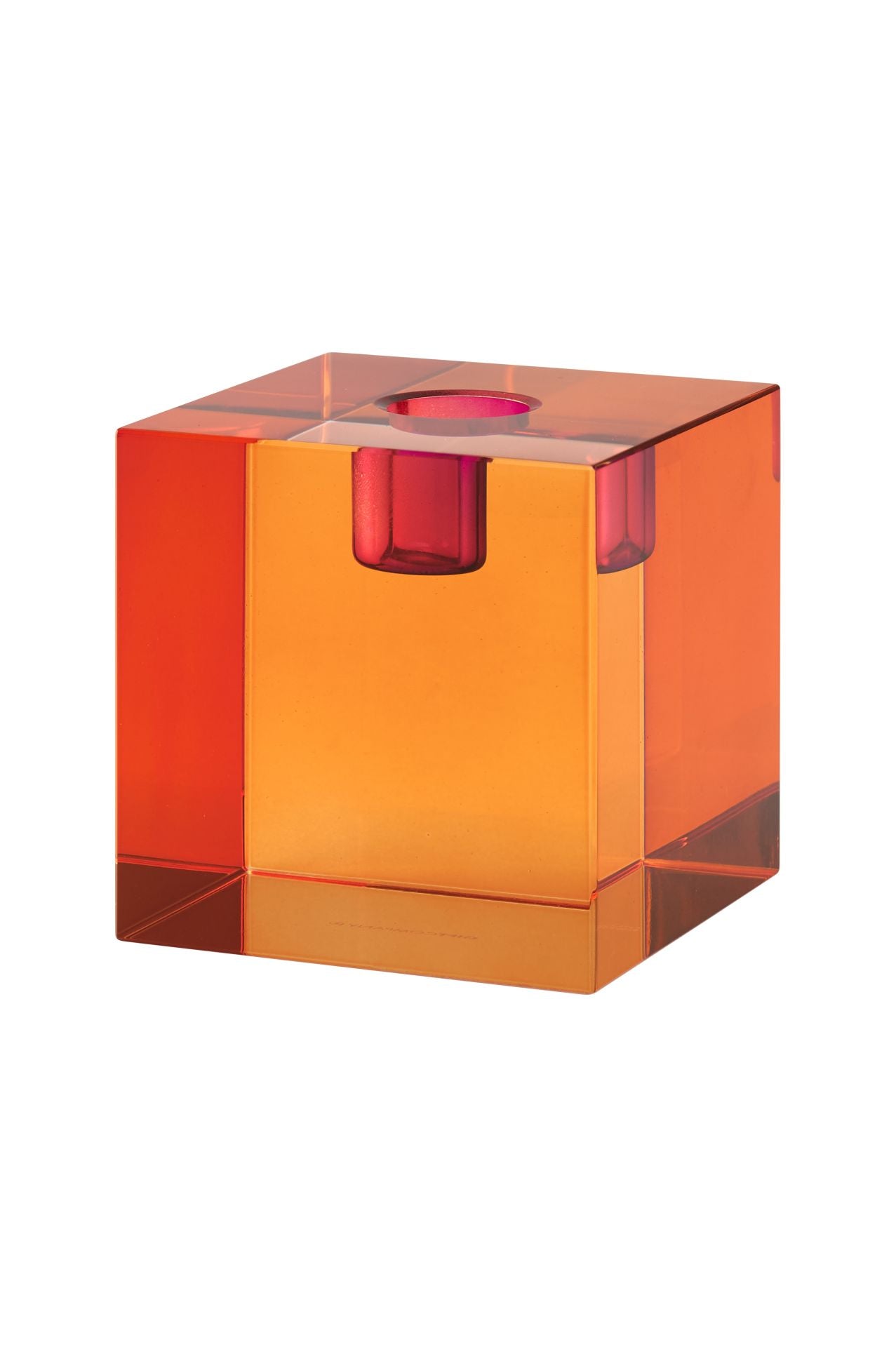 Dioptrics, Kristallglas-Kerzenhalter, M(H8cm), blockartiges Design