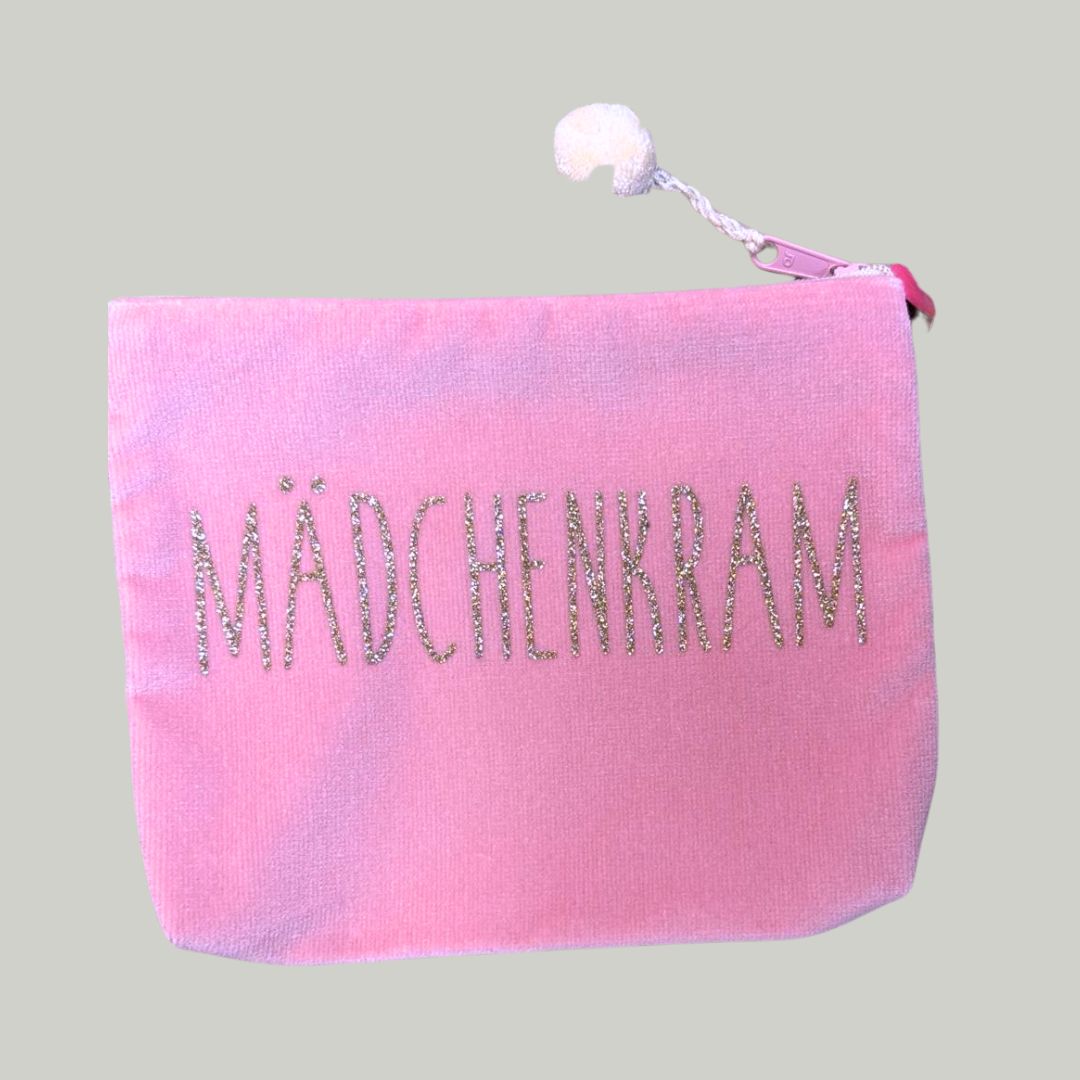 Kosmetiktasche Groß Mädchenkram rosa