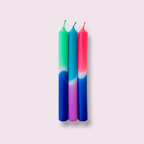 Neonkerzen gedippt - Neon Forever Tulum