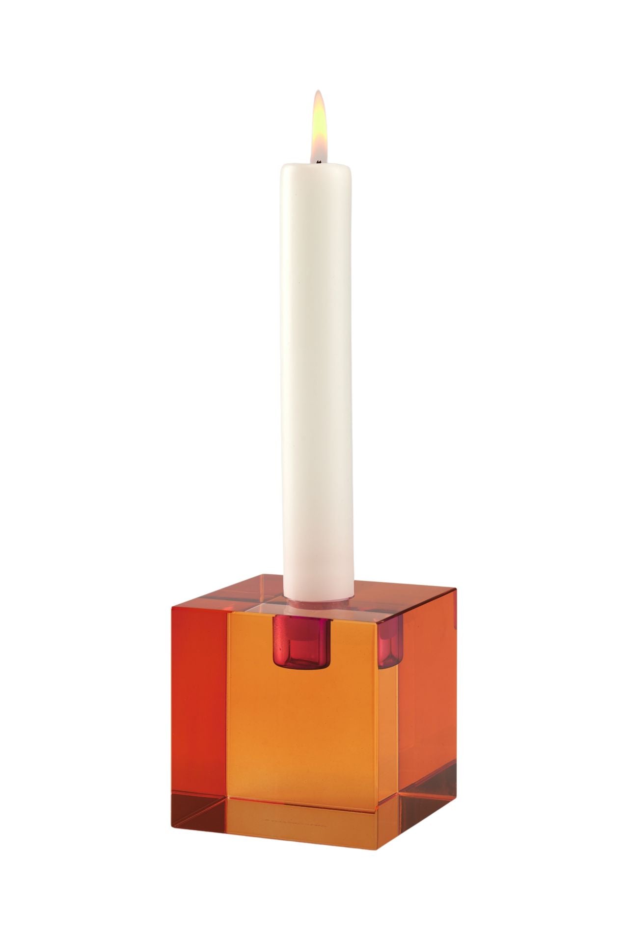 Dioptrics, Kristallglas-Kerzenhalter, M(H8cm), blockartiges Design