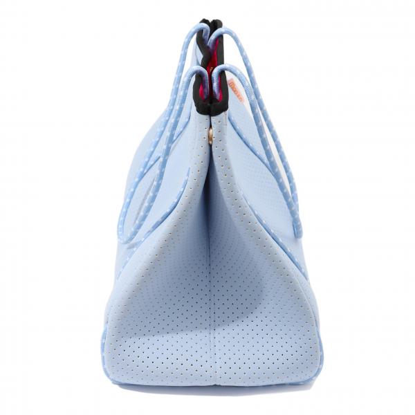 Neopren Tasche L Lightblue - Pink