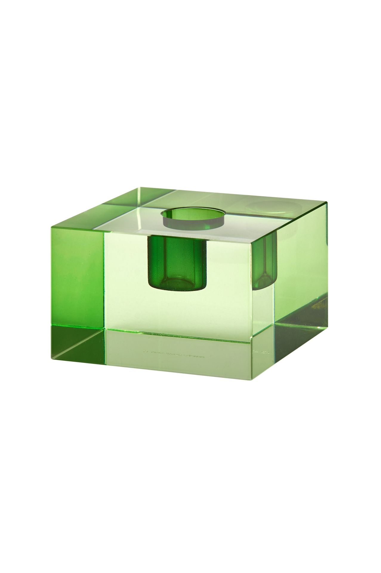 Dioptrics, Kristallglas-Kerzenhalter, S(H5cm), blockartiges Design
