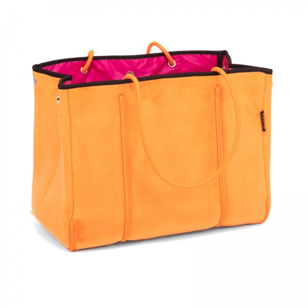 Samt Tasche L Orange