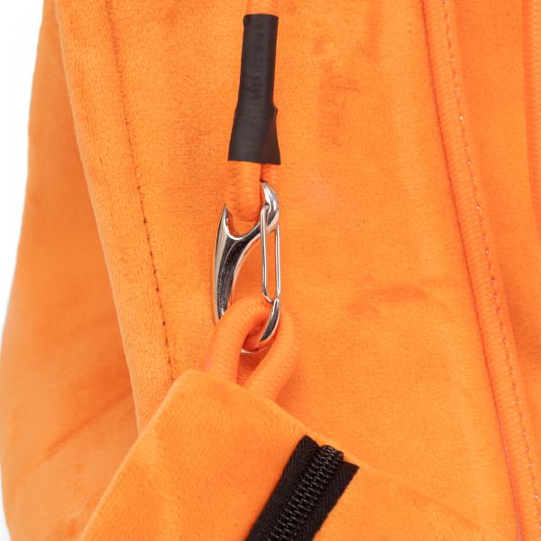 Samt Tasche L Orange
