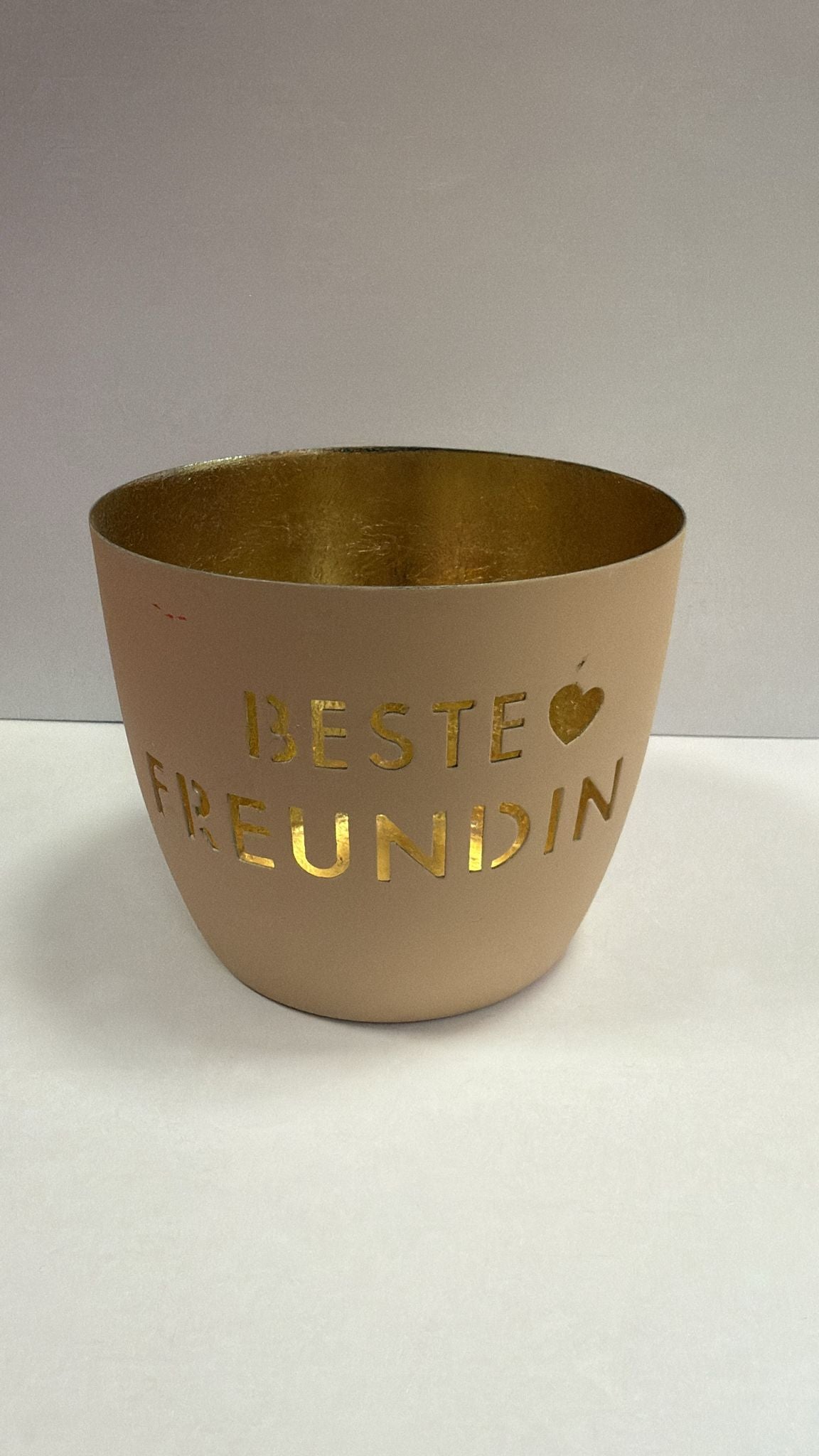 Madras, Windlicht, M, Motiv: Beste Freundin,