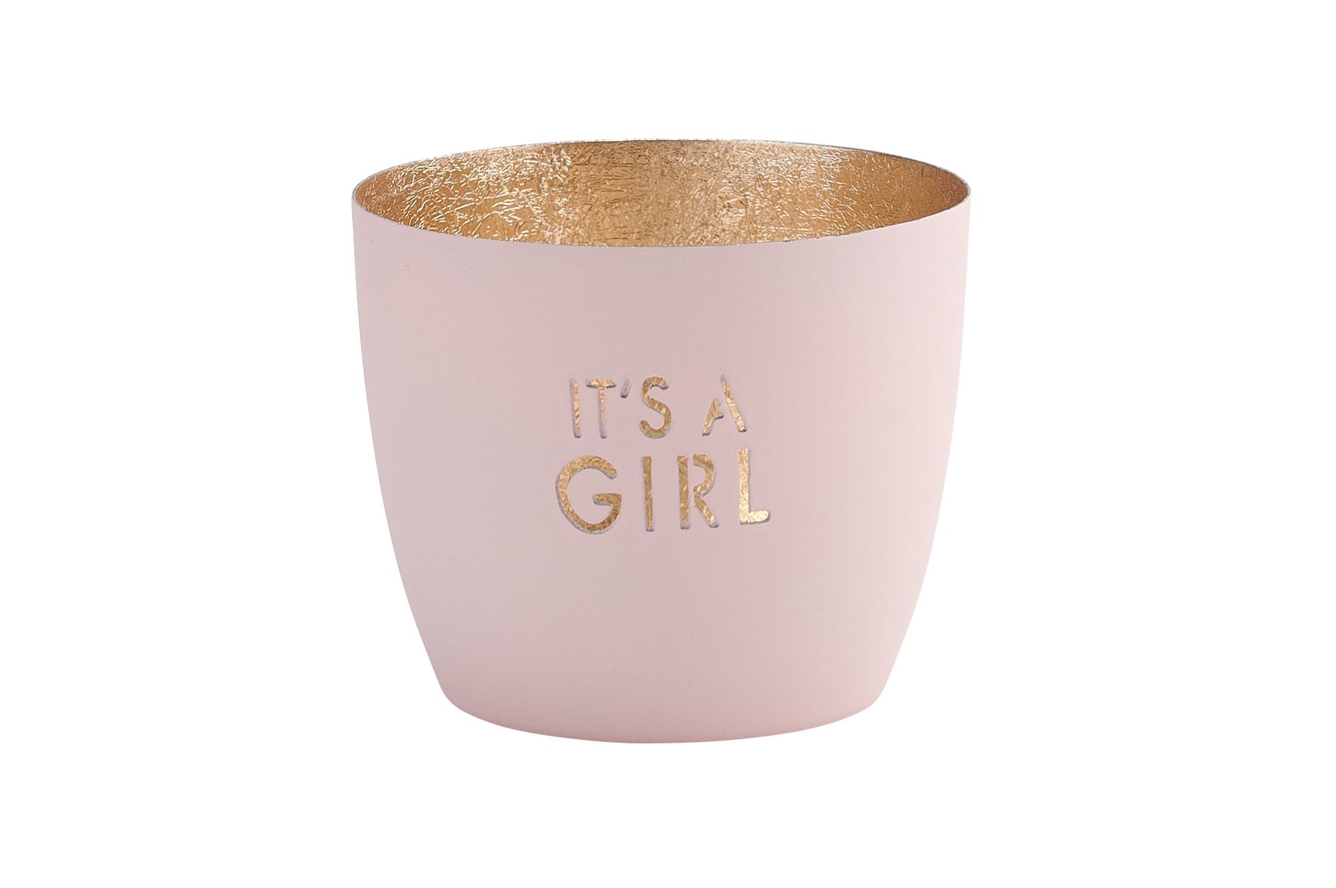 Madras, Windlicht, M, Motiv: It s a girl