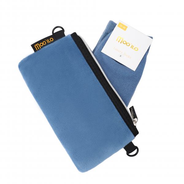 Socken - Lurex Blue & Velvet Clutch