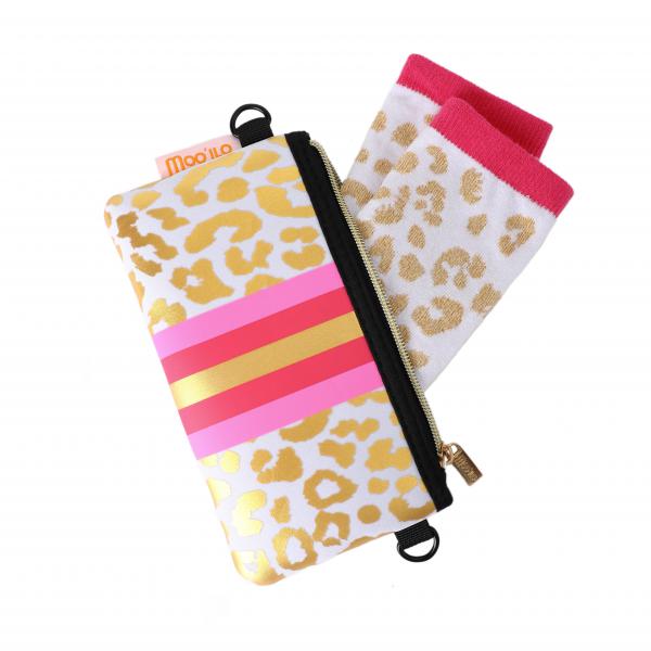 Socken Leo Weiß Gold - Leo Clutch