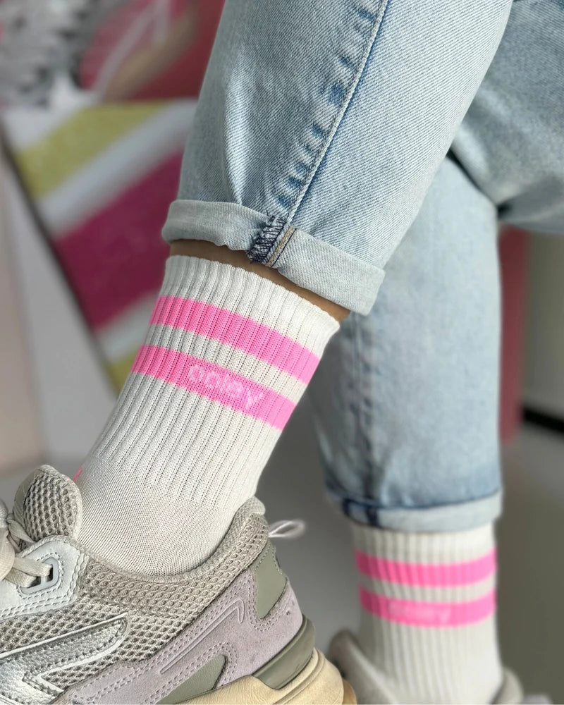 Streetmood Light - White NEON Pink