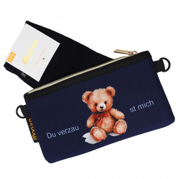Socken - Verzaub Bär & Neopren Clutch