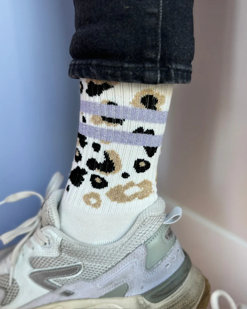 Socken ILeo allover - Lilac
