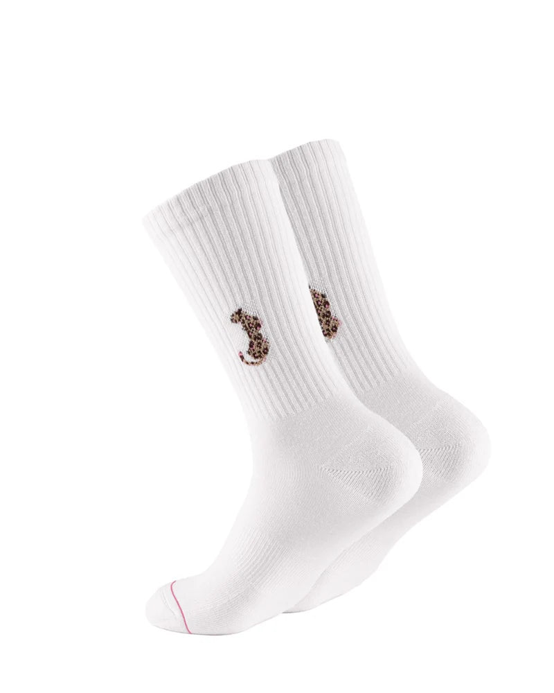 Socken Icon - Leo weiß