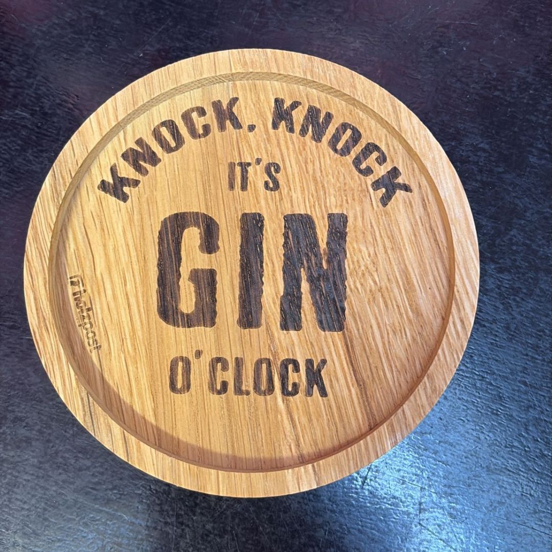 Untersetzer, Knock, Knock its Gin o´clock