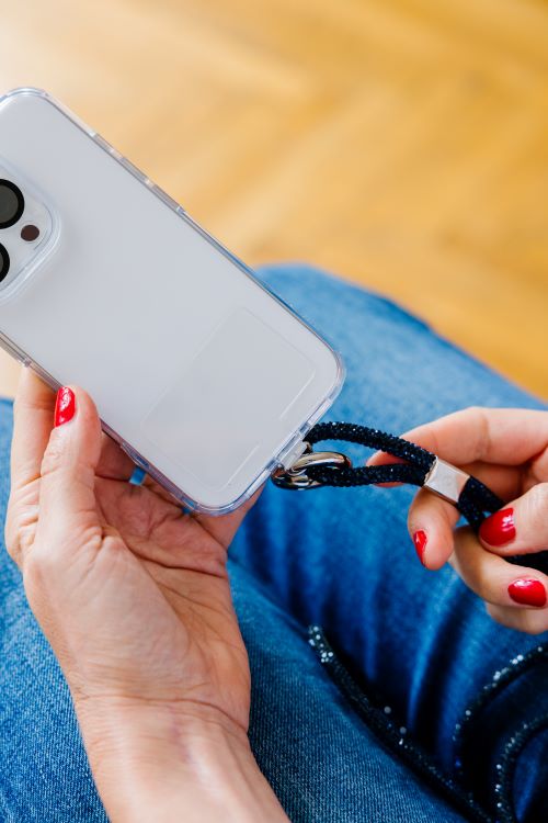 Handykette Glitter - Topaz