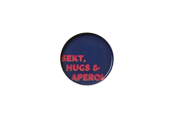 Gift Company Love Trays , Dekotablett, XS, Sekt, Hugs & Aperol