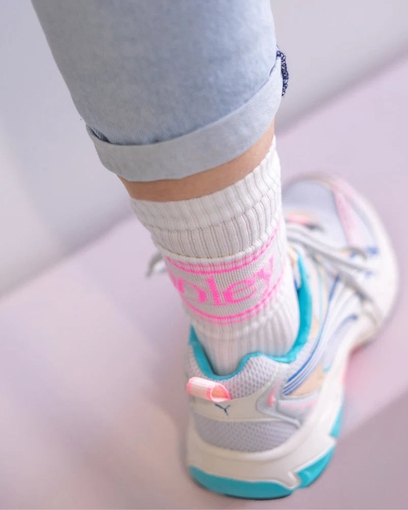 Pastel - White NEON Pink