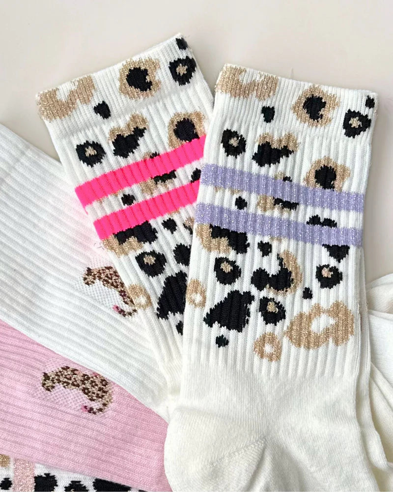 Socken ILeo allover - Lilac