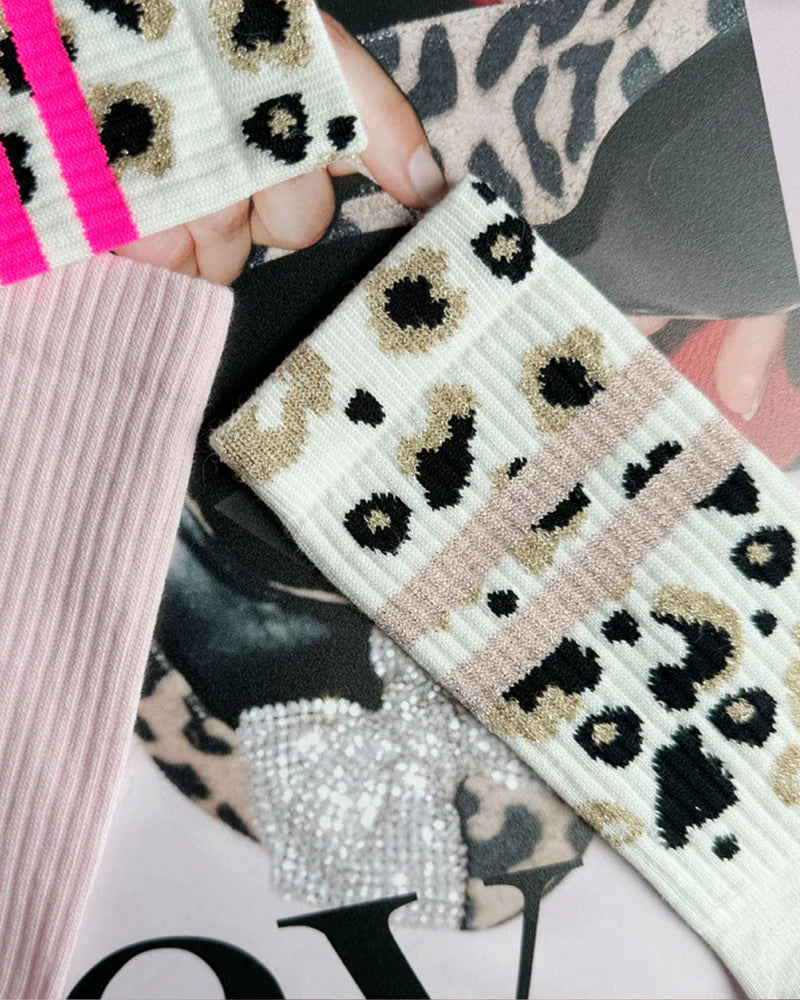 Socken Leo allover - Rose