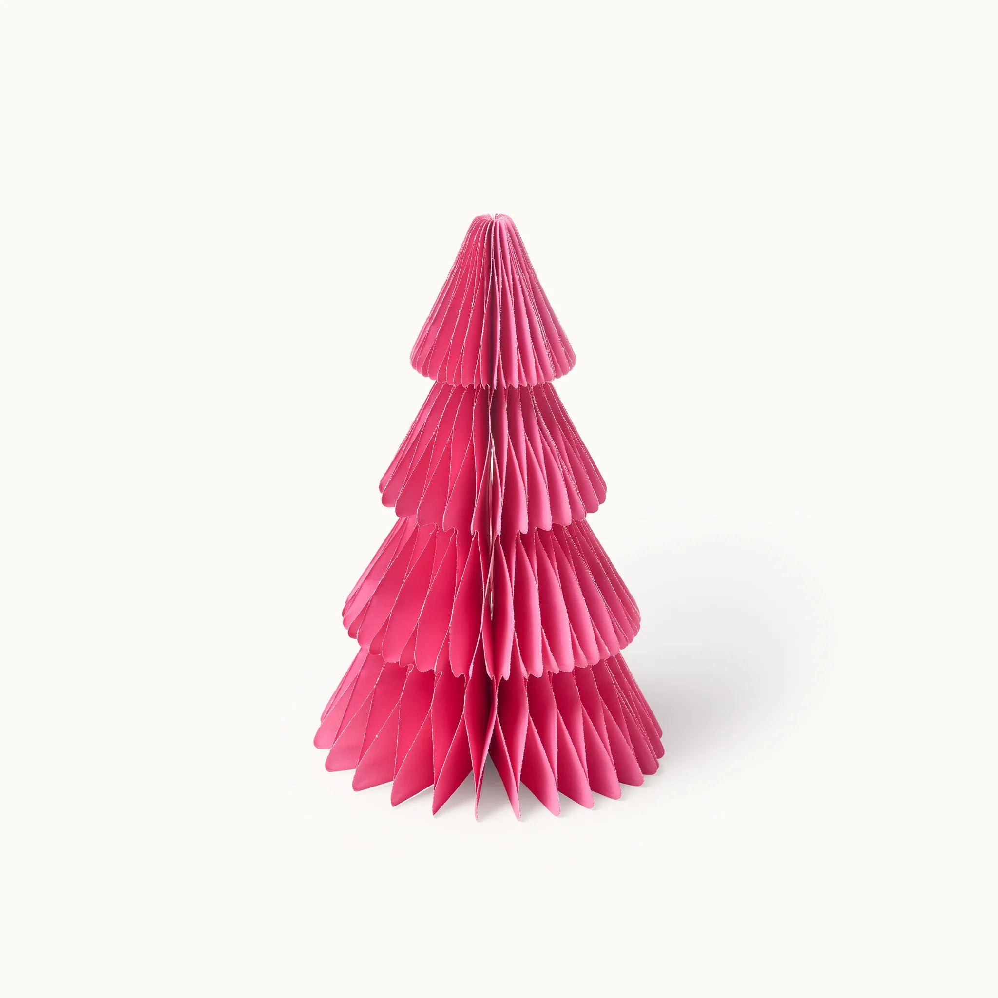 Weihnachtsbaum aus Papier 25cm Pink