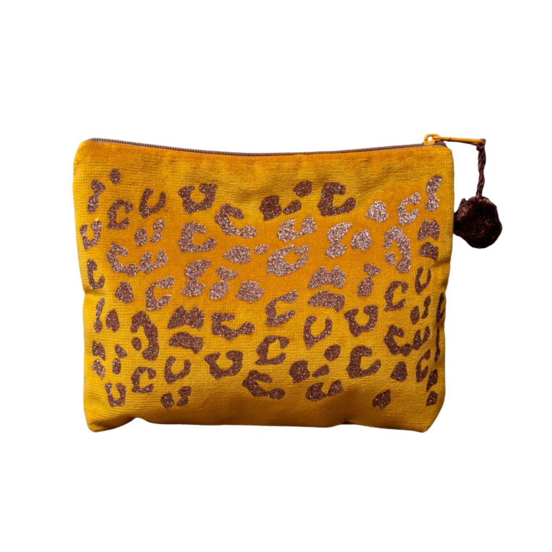 Kosmetiktasche Groß Leo hell