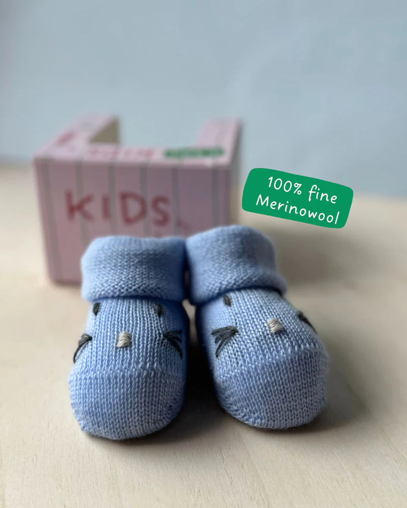 Babysöckchen baby blue