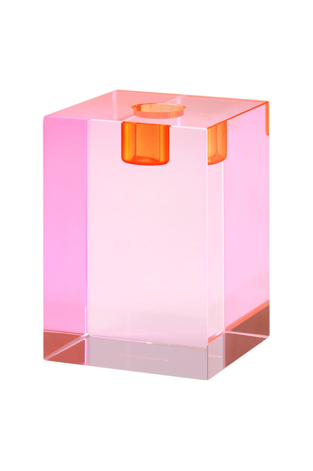 Dioptrics, Kristallglas-Kerzenhalter, L(H11cm), blockartiges Design