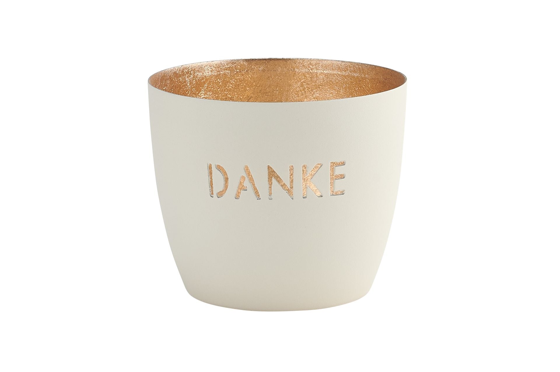 Madras, Windlicht, M, Motiv: Danke