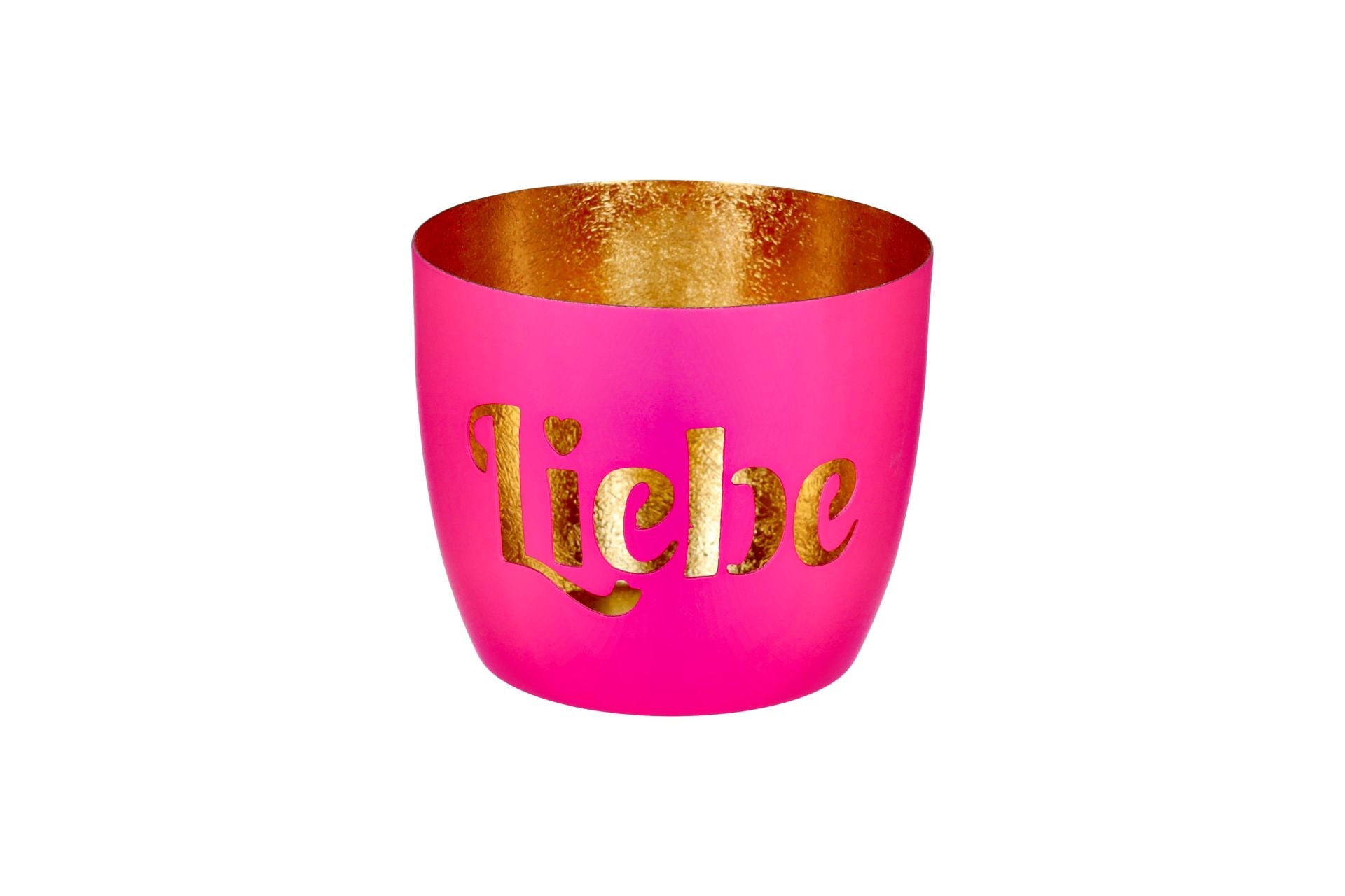 Madras, Windlicht, M, Motiv: Liebe