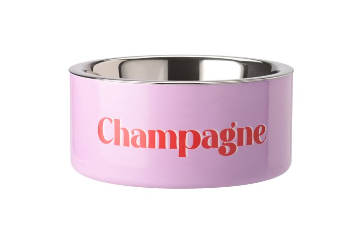 Love Pets, Futternapf, M, Motiv: Champagne