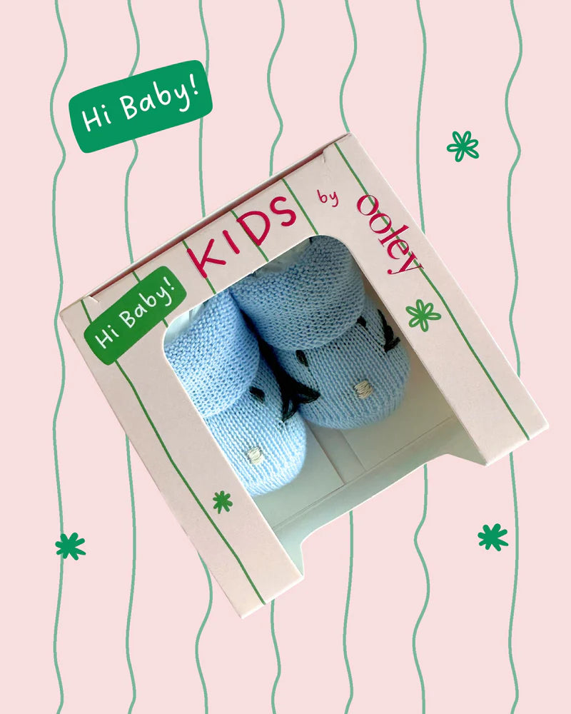 Babysöckchen baby blue