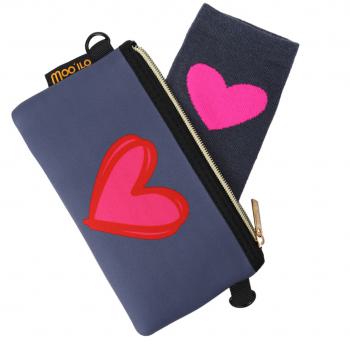 Socken - Lieblingsmensch & Neopren Clutch