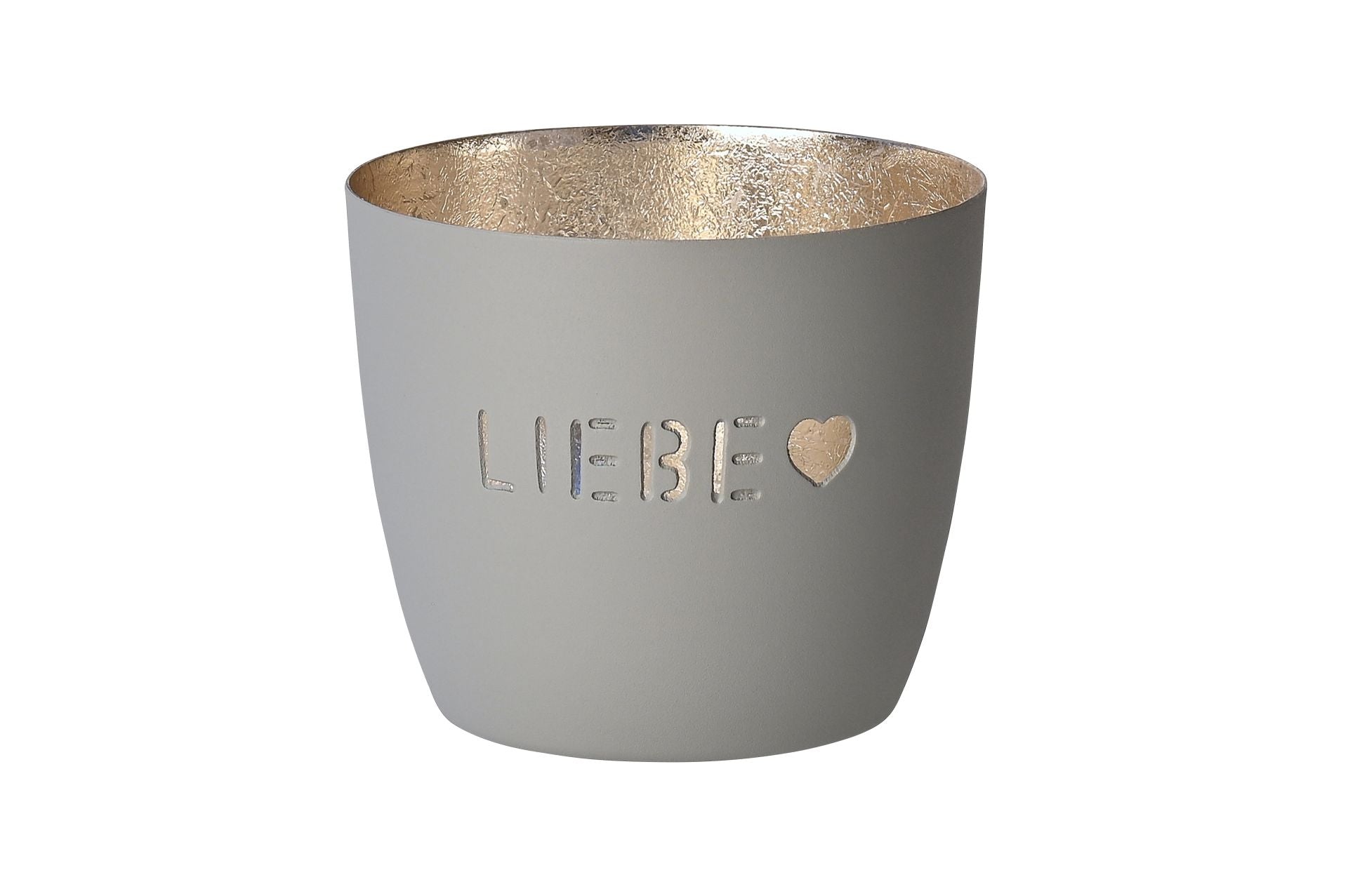 Madras, Windlicht, M, Motiv: Liebe