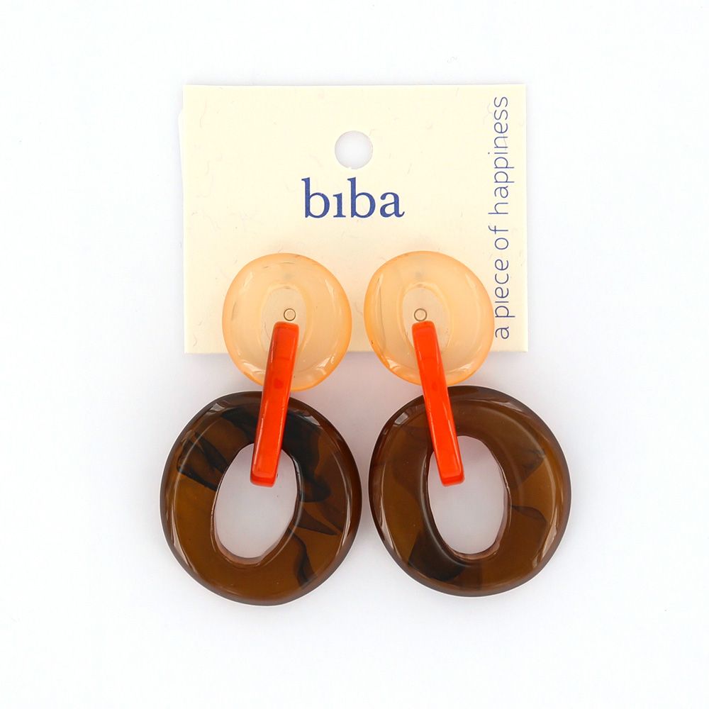 Ohrringe memory brown