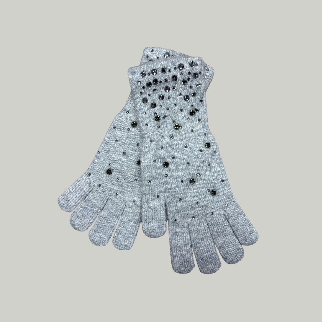Handschuhe - Herbst-Winter, Hellgrau